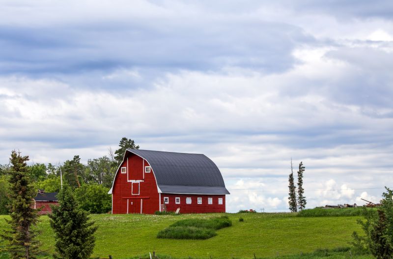 Repaired Amish Barn Exterior