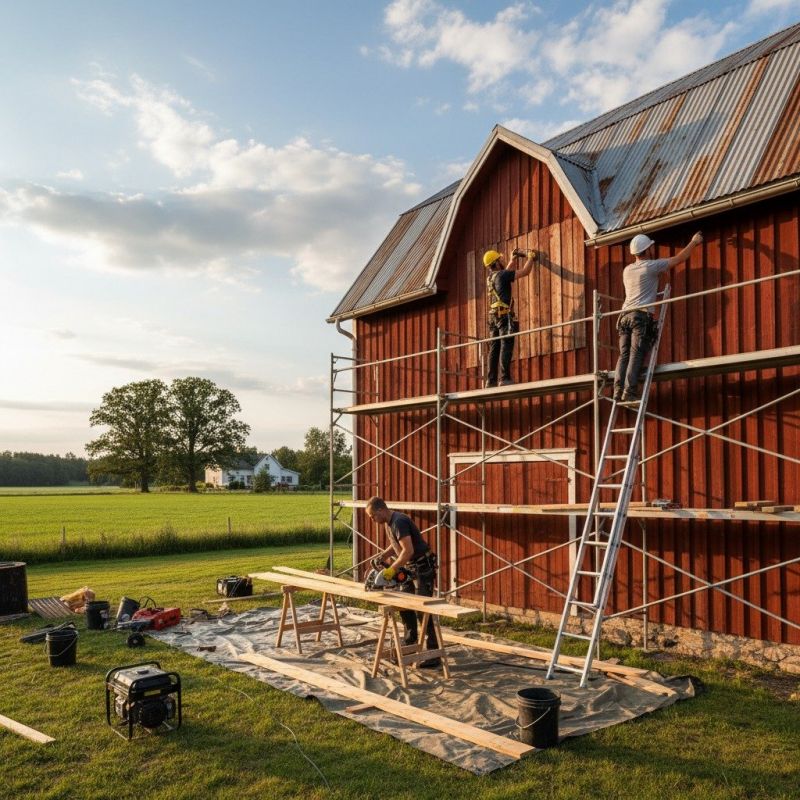 Amish Barn Repair