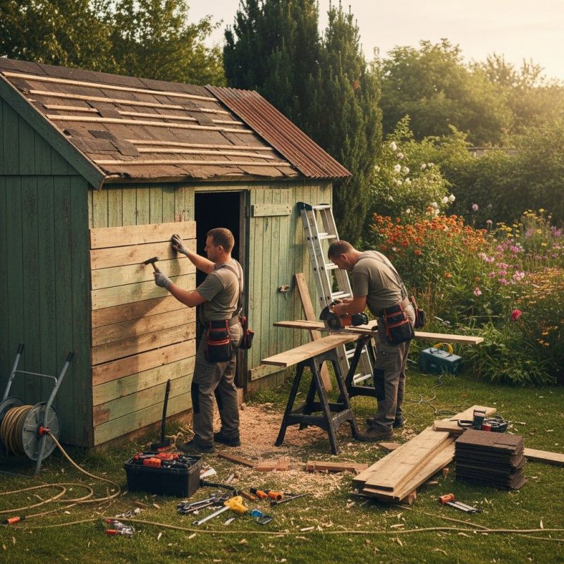 Shed Damage Repair in Olathe, KS